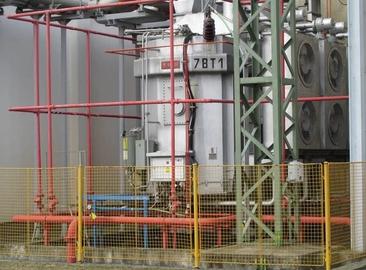 Замена трубопроводов стационарных систем пожаротушения на трансформаторах и решение проблемы дополнительной защиты от пожаров ферм-консолей на АЭС «Темелин»
