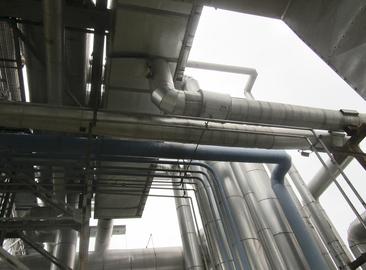 Замена  трубопроводов деминерализованной  воды  на трубопроводных  мостах  на  АЭС «Темелин» 