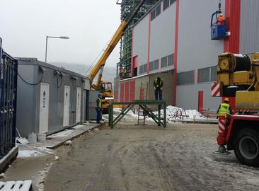 Klášterec nad Ohří – Elektrifikace dostavby technologie na výrobu tepelných izolací z pěnového skla