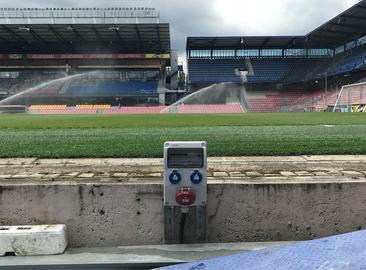 Stadion AC Sparta Praha - Rekonstrukce napájení sestav LED panelů