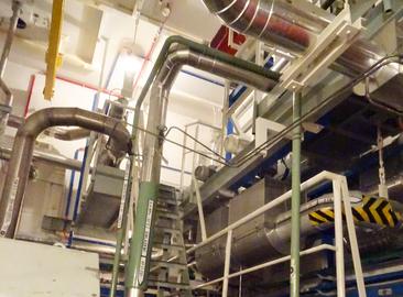 Реконструкция трубопровода технической воды ответственных потребителей, предназначенной  для охлаждения систем безопасности АЭС Темелин,  на уровнях 4,2 и 0,0 м