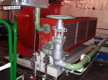 АЭС Темелин - Реконструкция трубопровода технической воды ответственных потребителей, замена оборудования и шлангов в системе охлаждения первичного контура