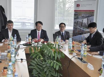 Дружеская встреча представителей компаний I&C Energo a.s. и Korea Hydro & Nuclear Power (KHNP)