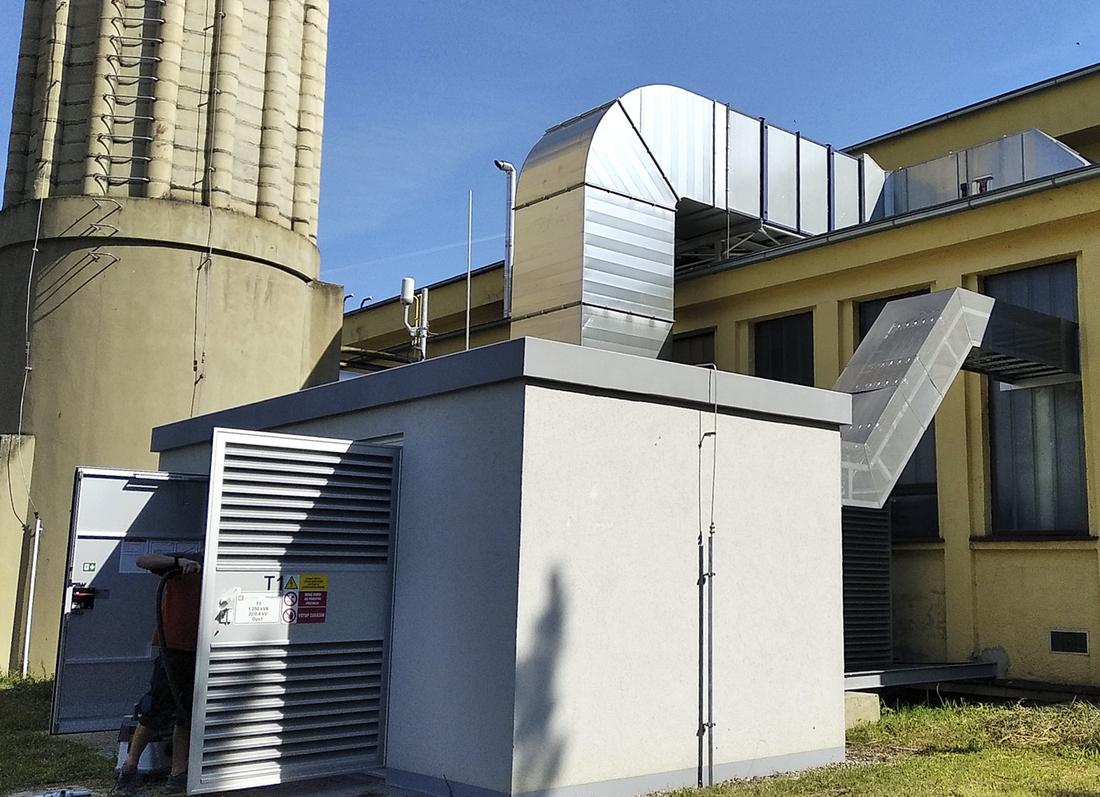 Реализация зимних мероприятий по обеспечению альтернативного источника отопления помещений НИИ ядерных исследований  в городе Ржеж (ÚJV Řež a. s.)